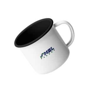 Caneca de Metal Branca